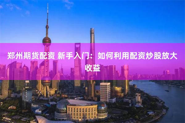 郑州期货配资 新手入门：如何利用配资炒股放大收益