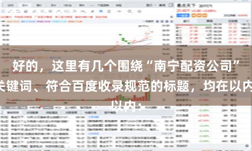 好的，这里有几个围绕“南宁配资公司”关键词、符合百度收录规范的标题，均在以内：